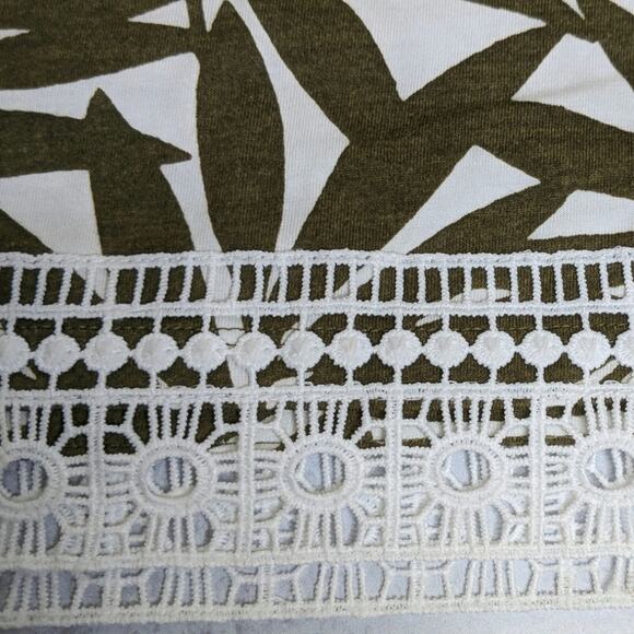 Talbots Palm Tassel Tie Top - Size PM - EUC - Picture 2 of 6